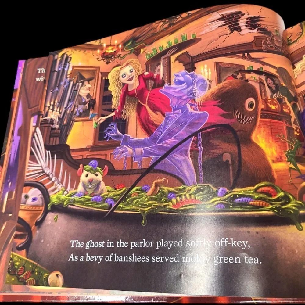 Halloween Night Hardbound Book For Kids Ages 5-9 Gorgeous Artwork Rhyming Text‎